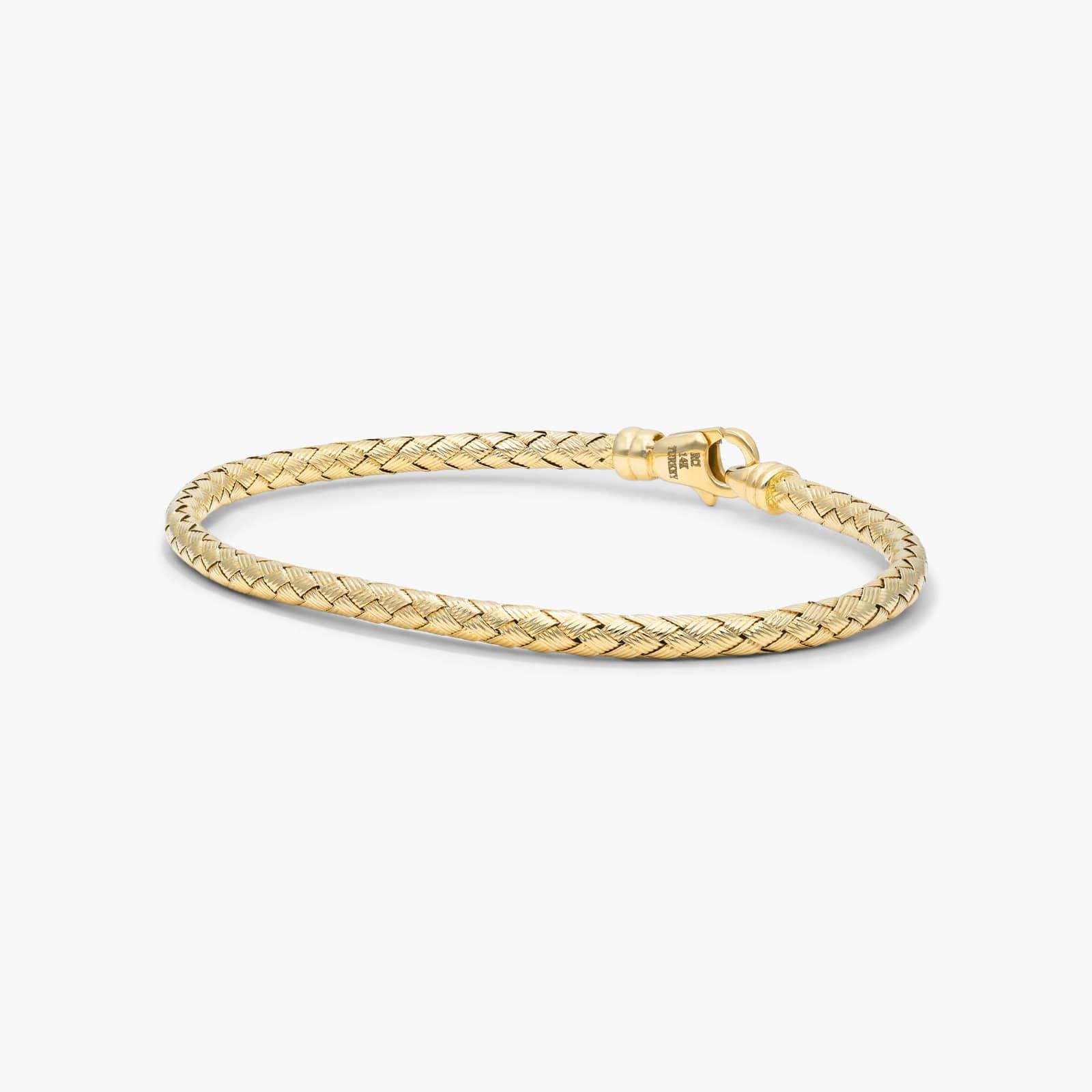 Woven Bracelet In 14K Yellow Gold By James Allen