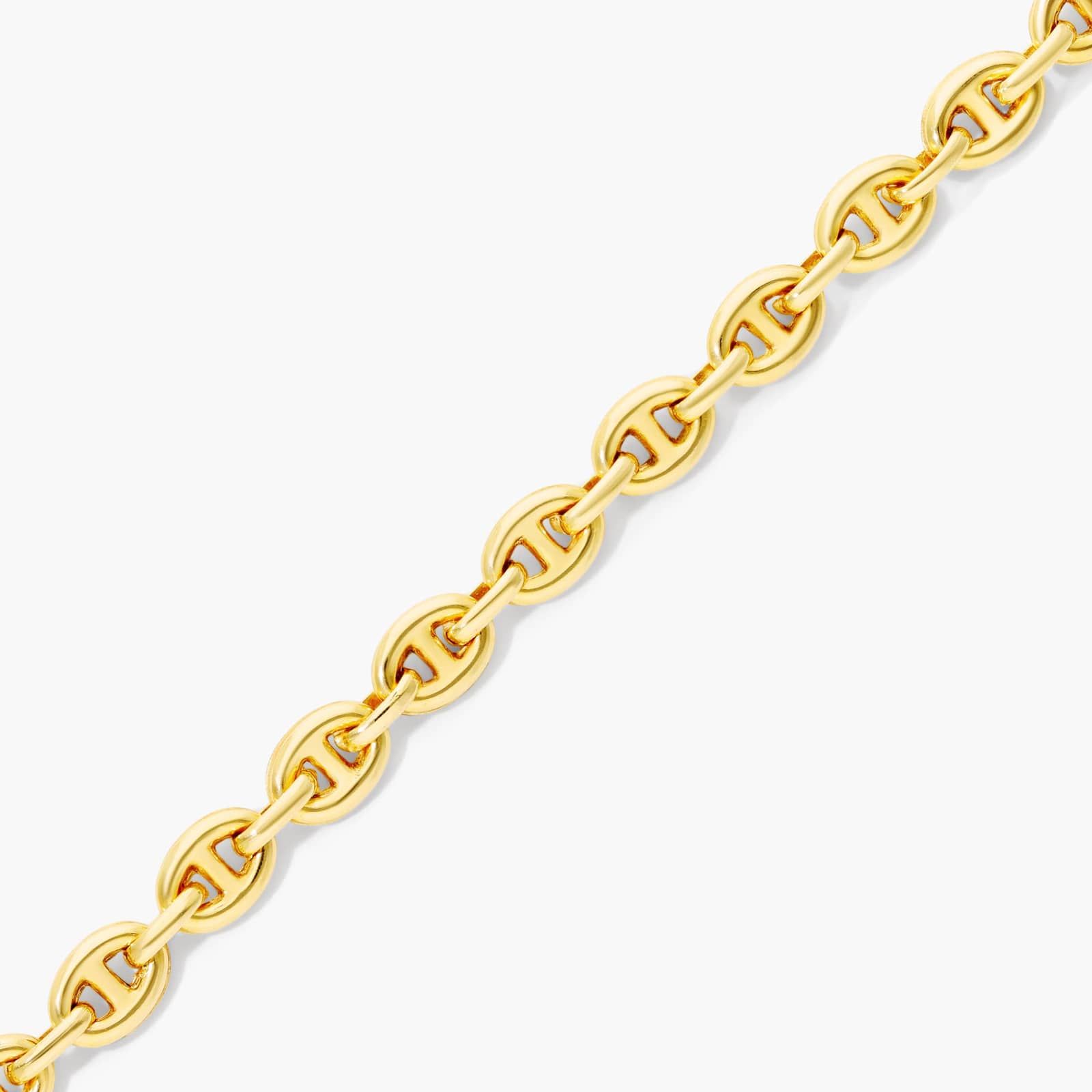 Light Puffed Mariner Chain Bracelet In 14K Yellow Gold By James Allen