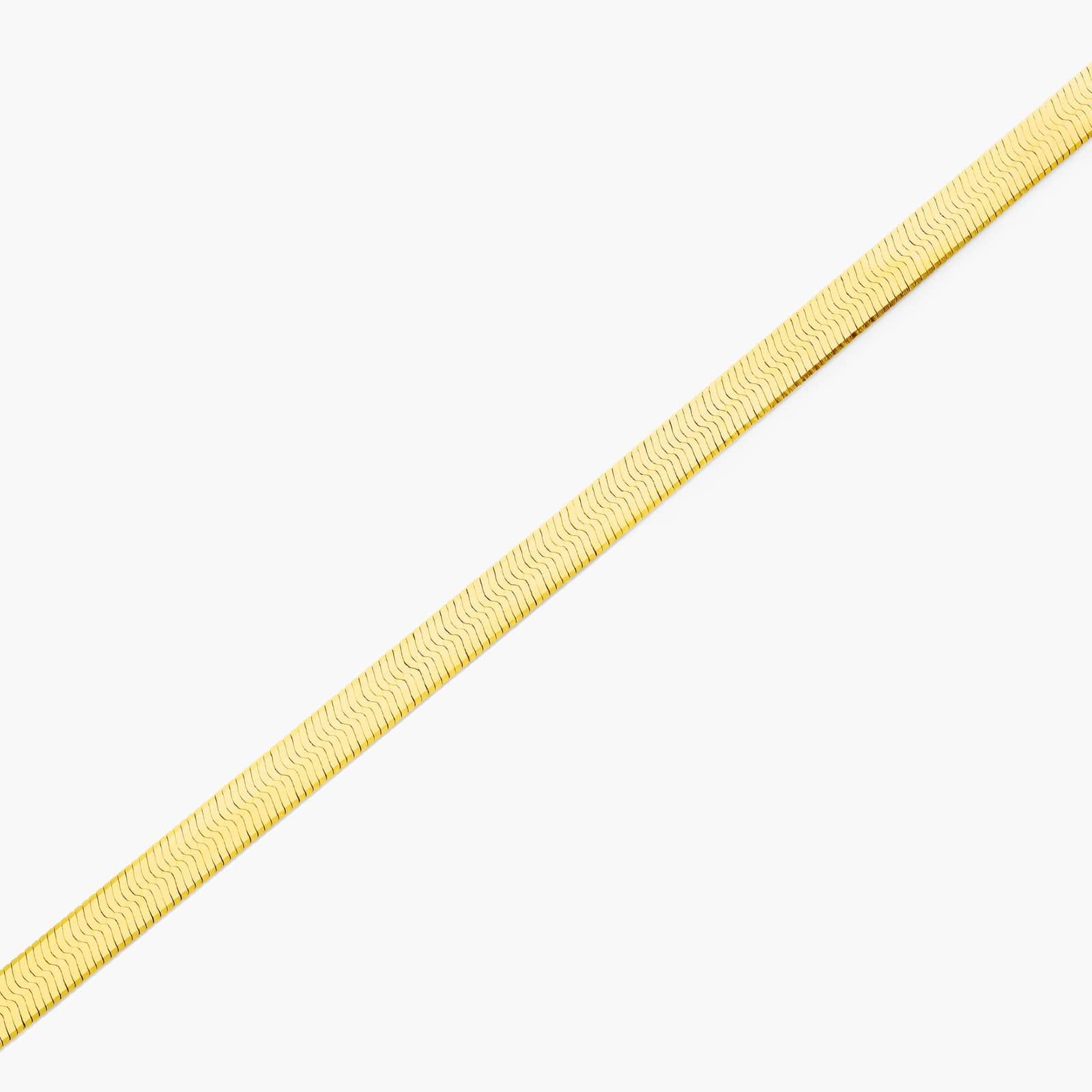 Herringbone Chain Bracelet In 14K Yellow Gold By James Allen