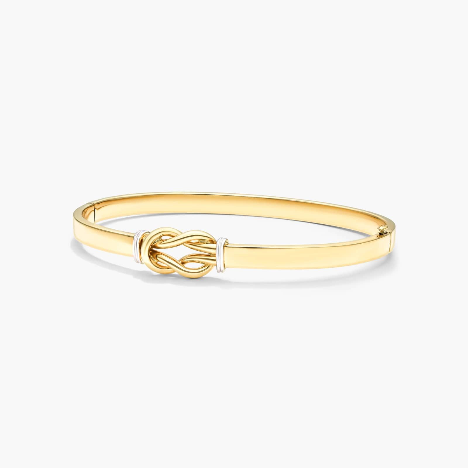 Love Knot Bangle Bracelet In 14K Yellow Gold By James Allen