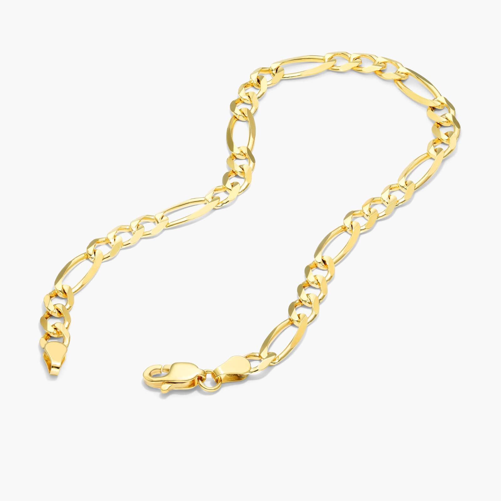 Figaro Chain Bracelet In 14K Yellow Gold (7") By James Allen