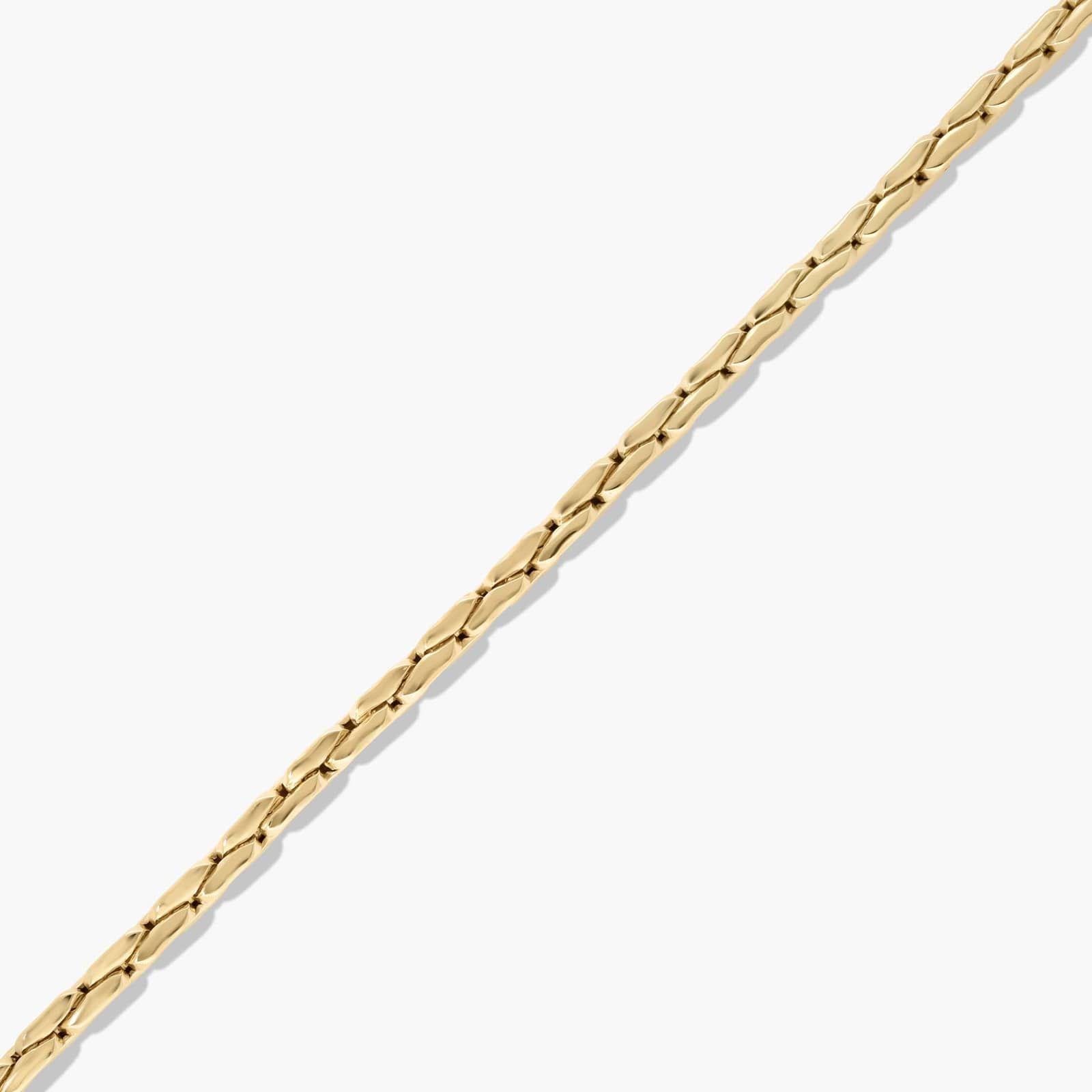 Golden Hour Compressed Cable Link Bracelet In 14K Yellow Gold By James Allen