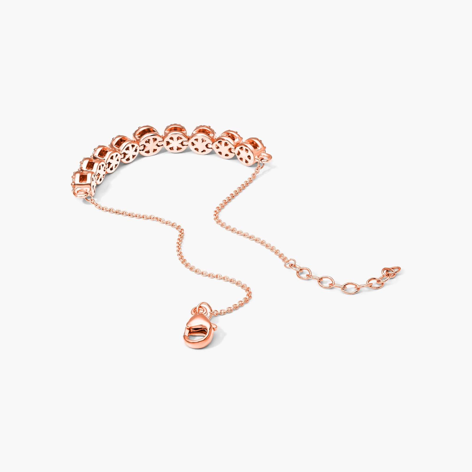 Composite Lab-Grown Diamond Bracelet In 14K Rose Gold By James Allen