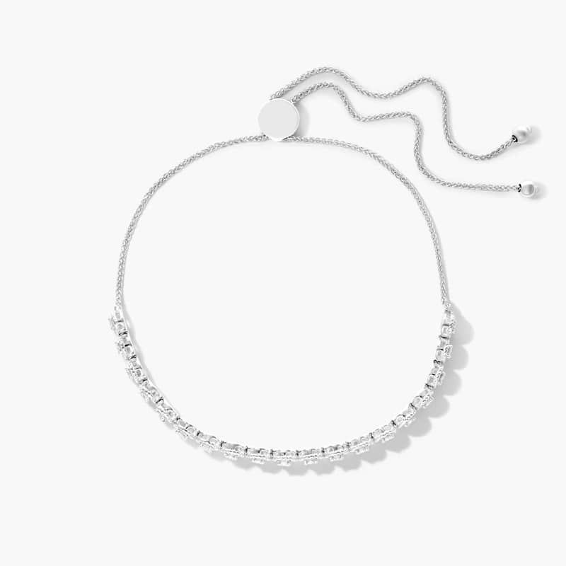 Bolo Diamond Bracelet In 14K White Gold By James Allen