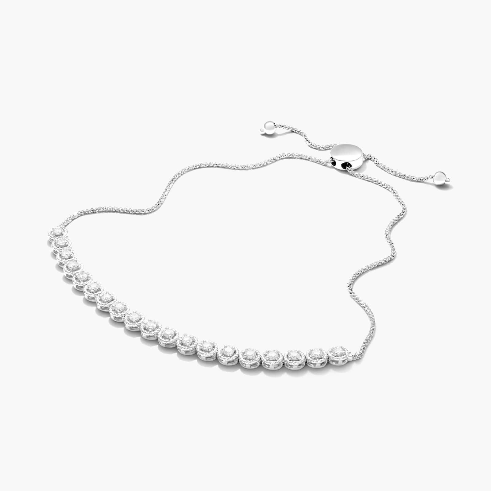 Bolo Diamond Bracelet In 14K White Gold By James Allen