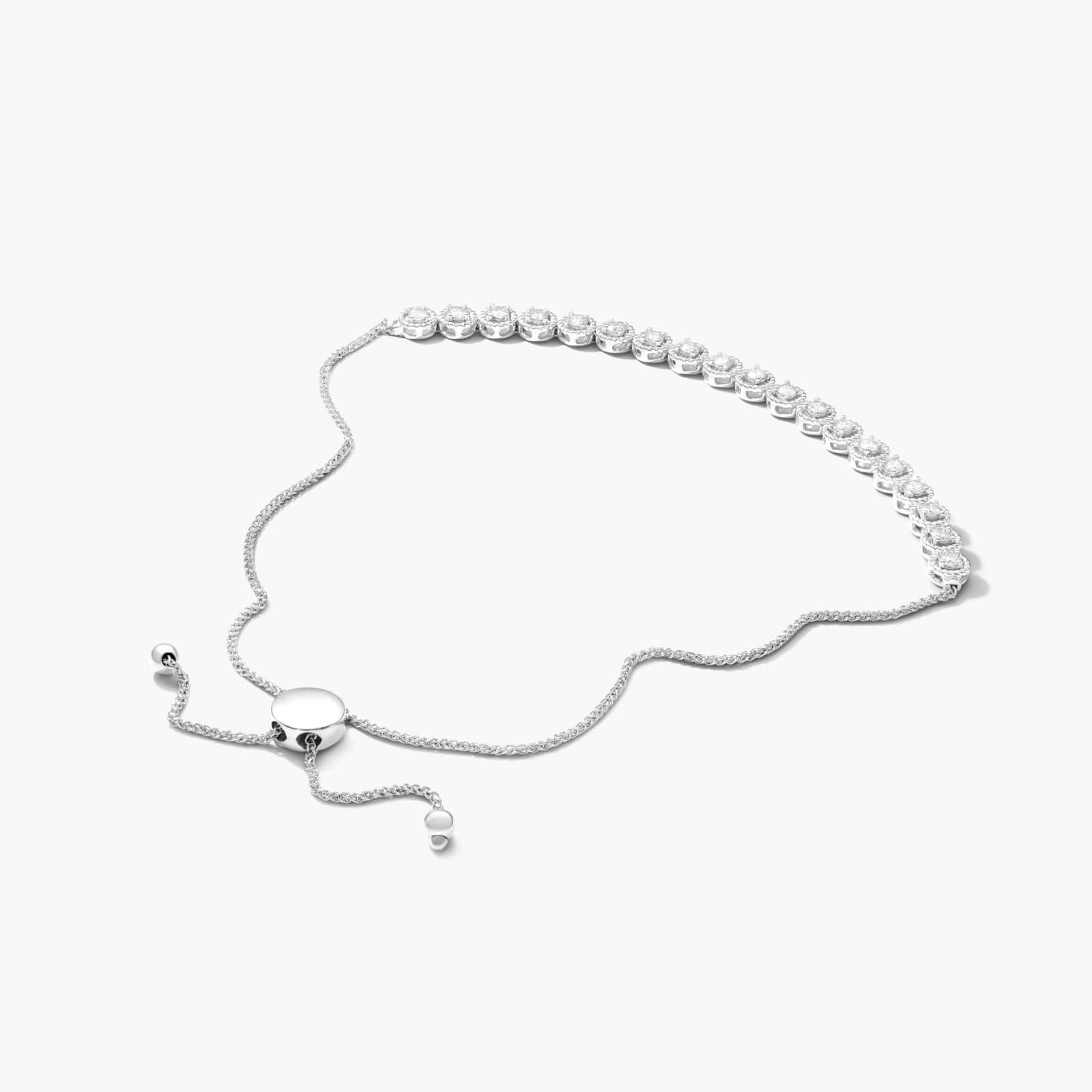 Bolo Diamond Bracelet In 14K White Gold By James Allen