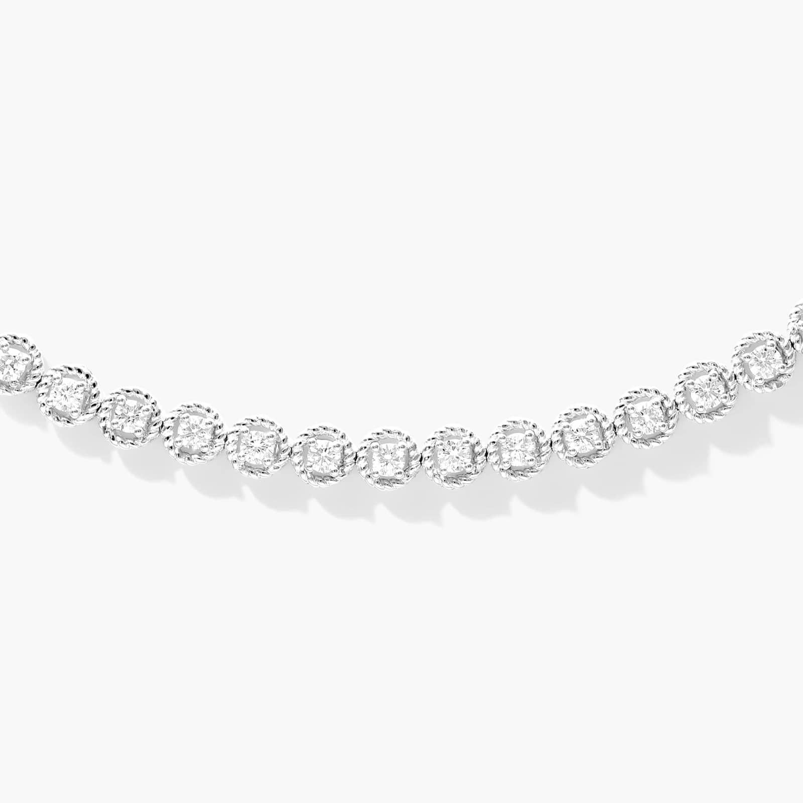 Bolo Diamond Bracelet In 14K White Gold By James Allen