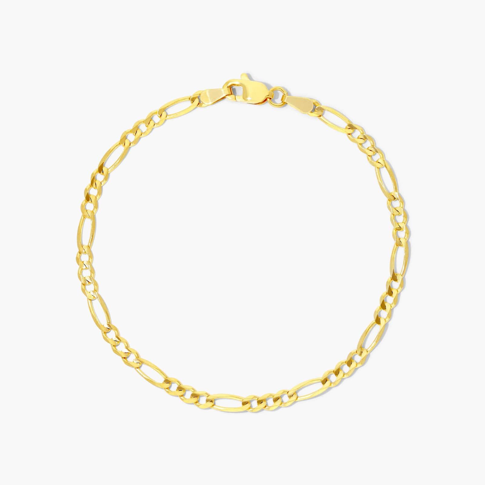 Figaro Chain Bracelet In 14K Yellow Gold (7") By James Allen