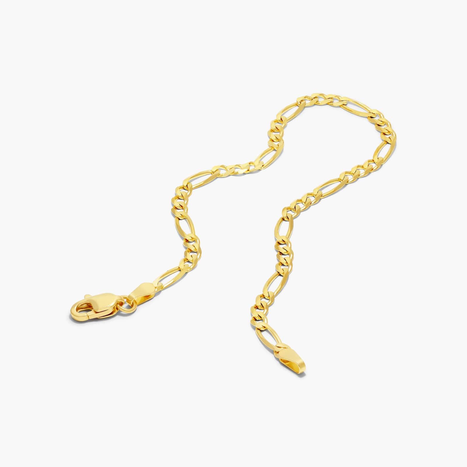 Figaro Chain Bracelet In 14K Yellow Gold (7") By James Allen