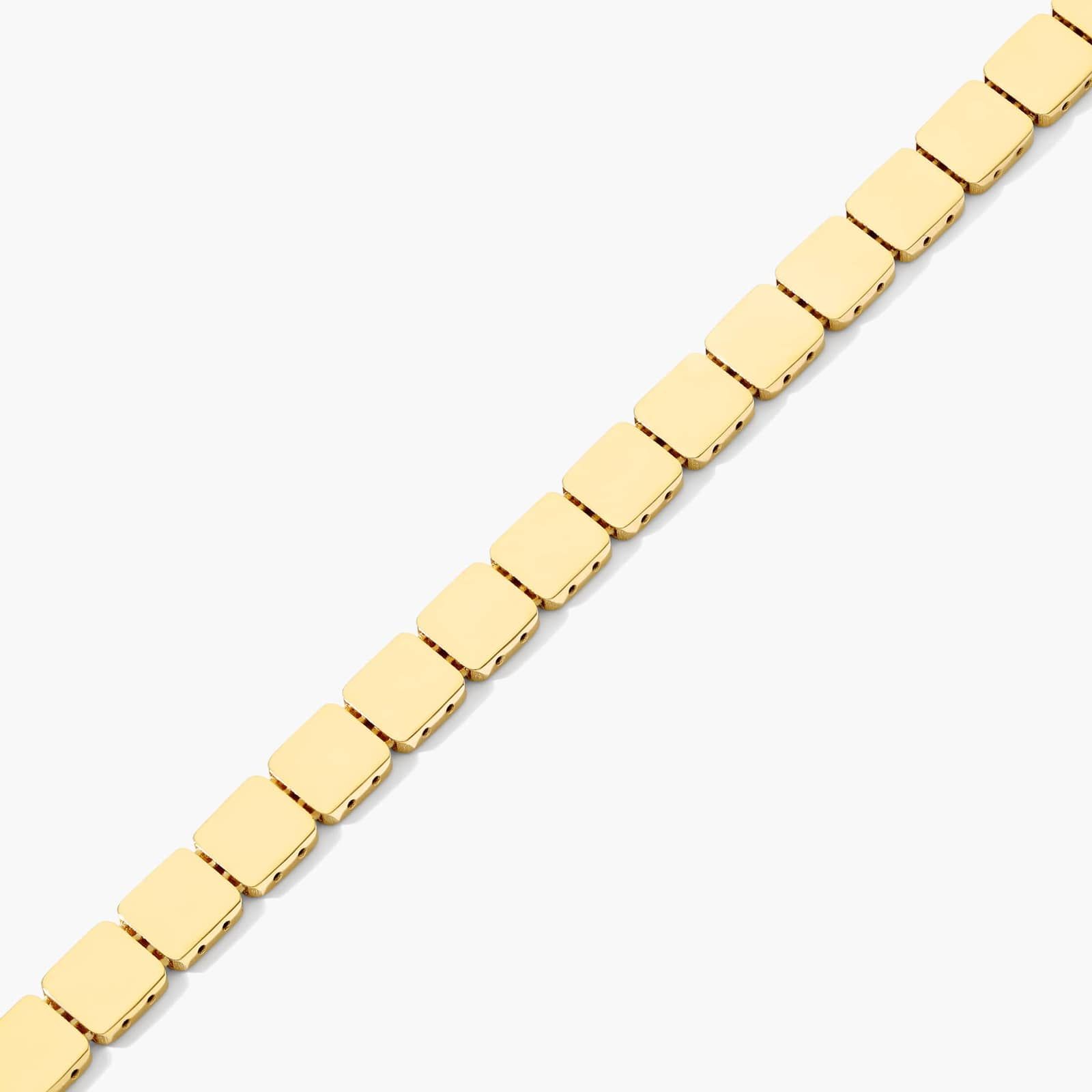 Square Bracelet In 14K Yellow Gold By James Allen