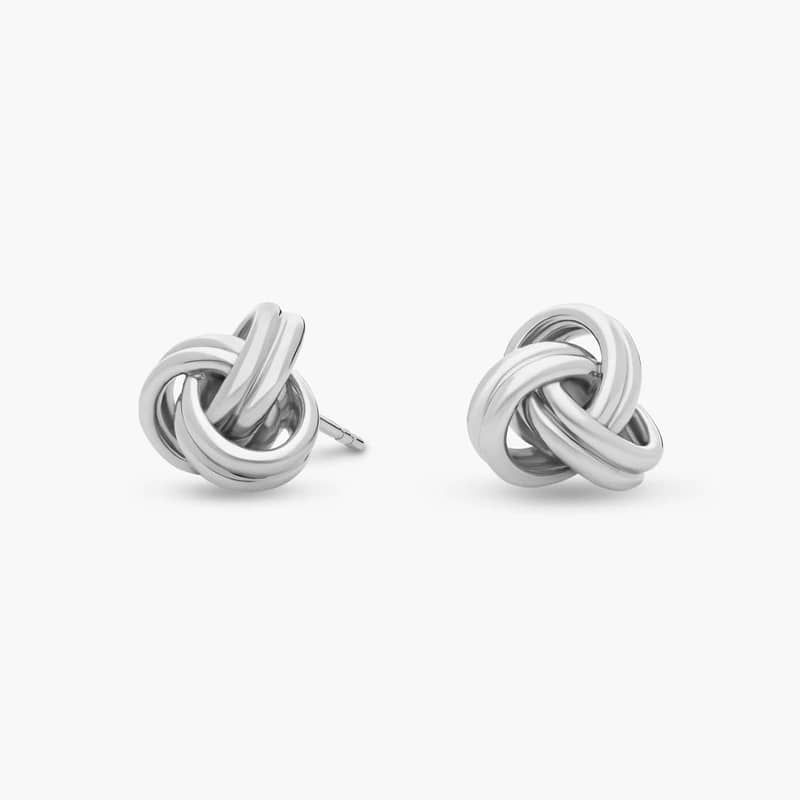thumbnail image 2 of Silver Plated Ball Stud Earrings 6mm 8mm 10mm Unisex Bullet Back Alloy Base Metal 2 of 2