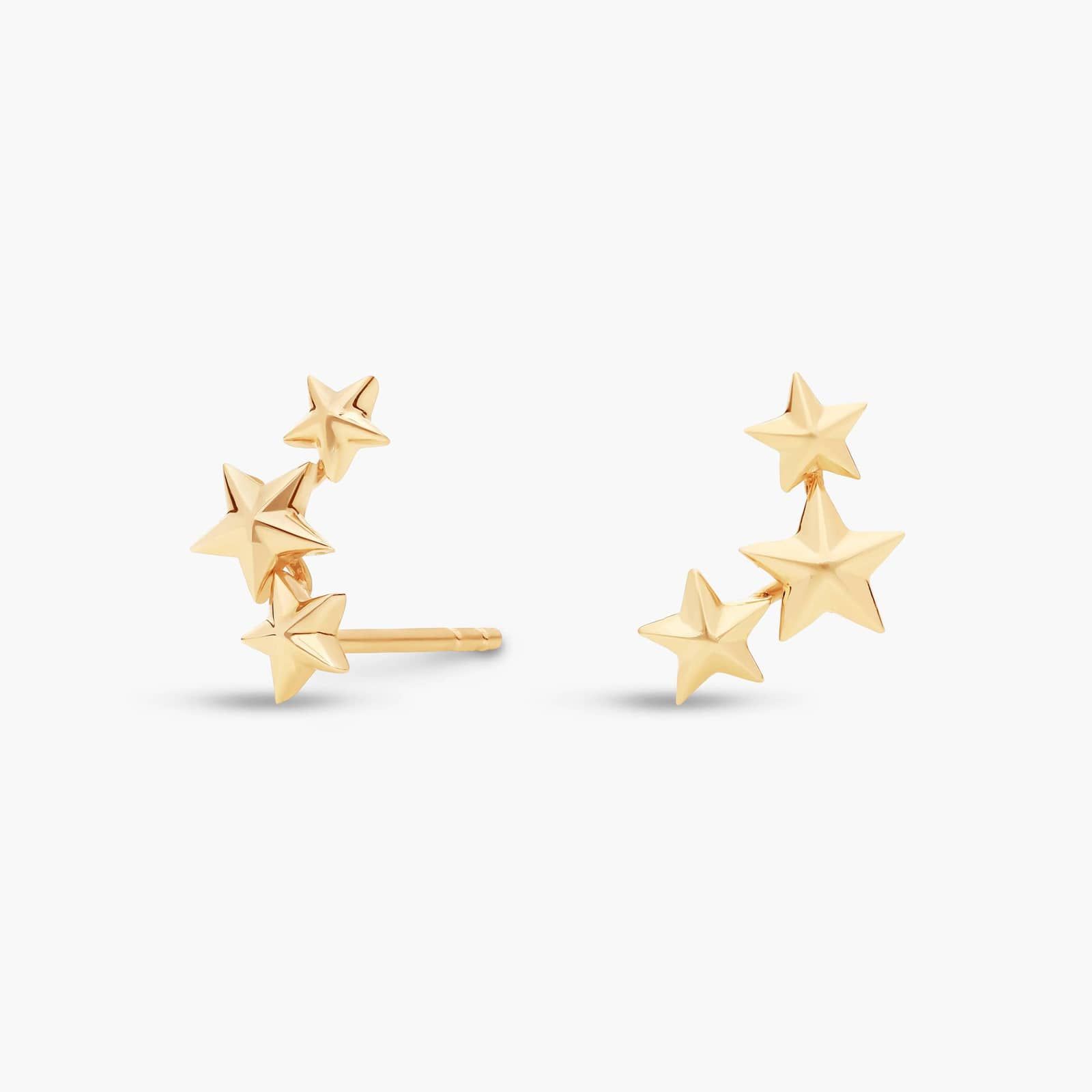 Three popular Star Earrings