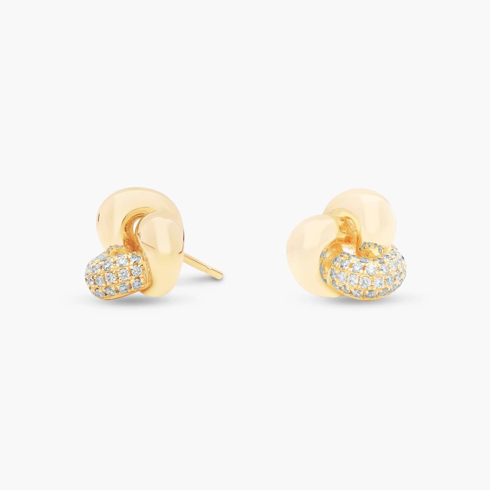 Blue nile love knot earrings sales