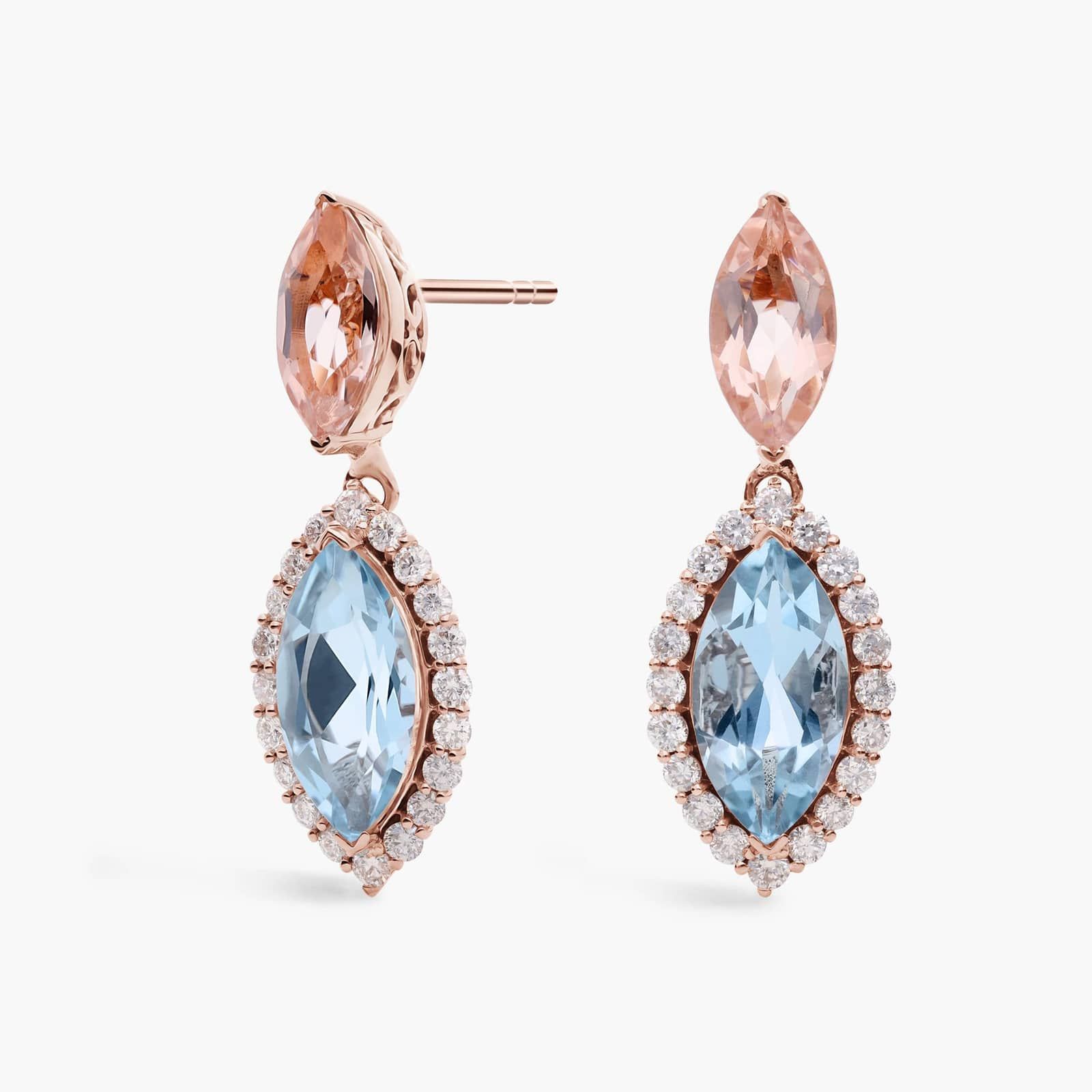 Shops blue nile rose gold earrings