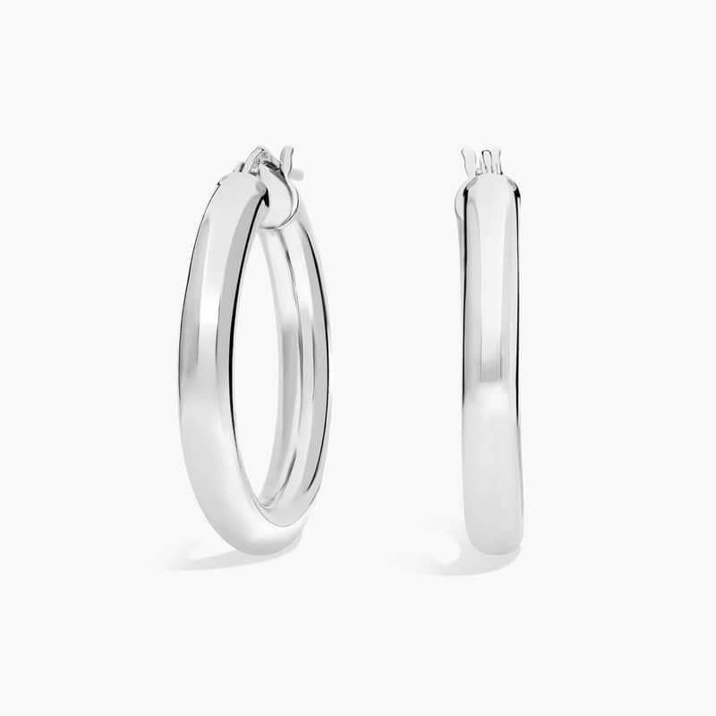 Sterling Silver Hoop Earrings