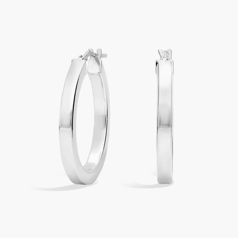 Sterling Silver Hoop Earrings