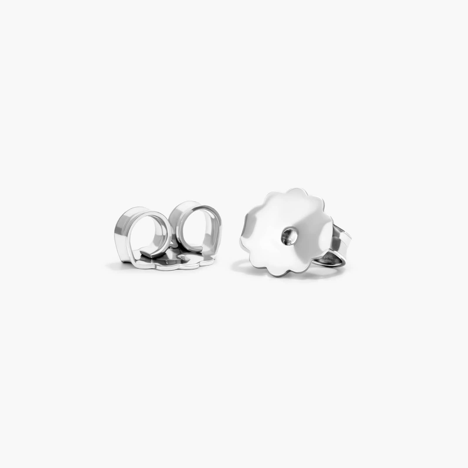 Azalea Diamond Stud Earrings In 14K White Gold