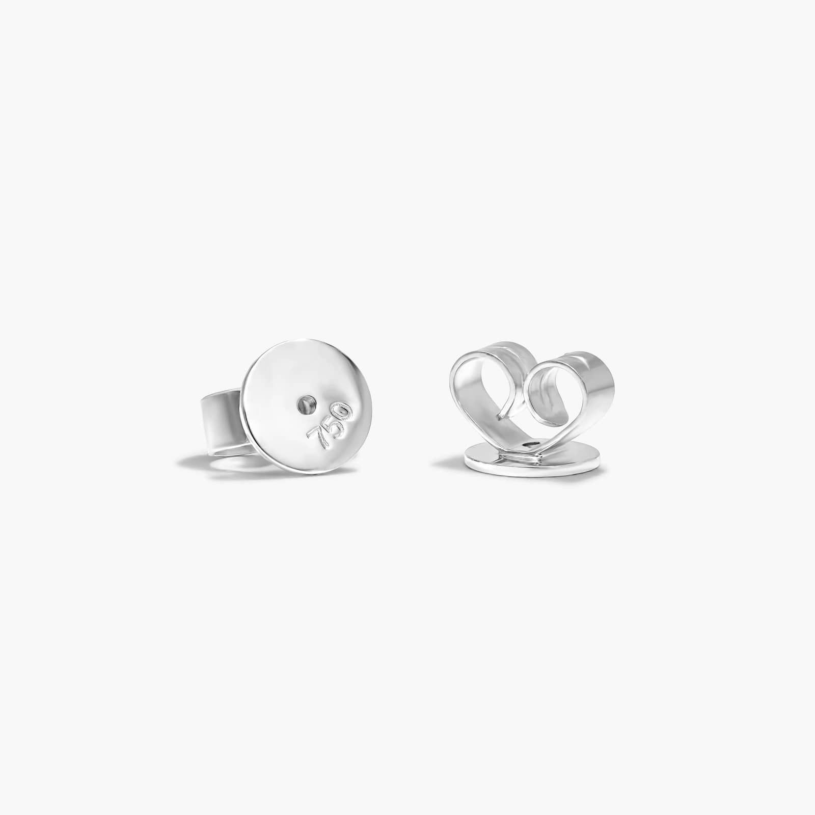 Cultured South Sea Pearl And Diamond Ribbon Earrings In 18K White Gold By James Allen