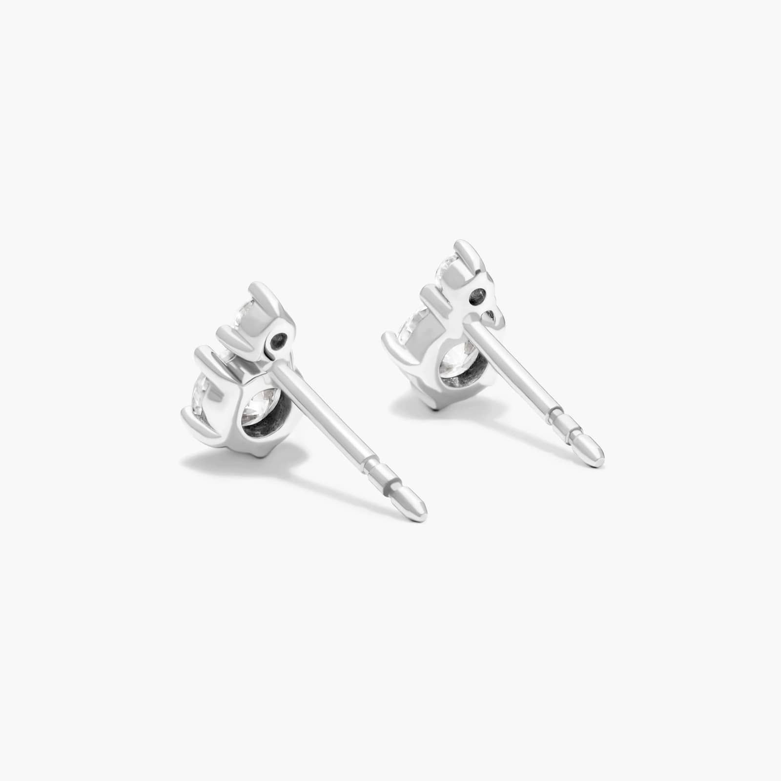 Cosmos Diamond Stud Earrings In 14K White Gold By James Allen