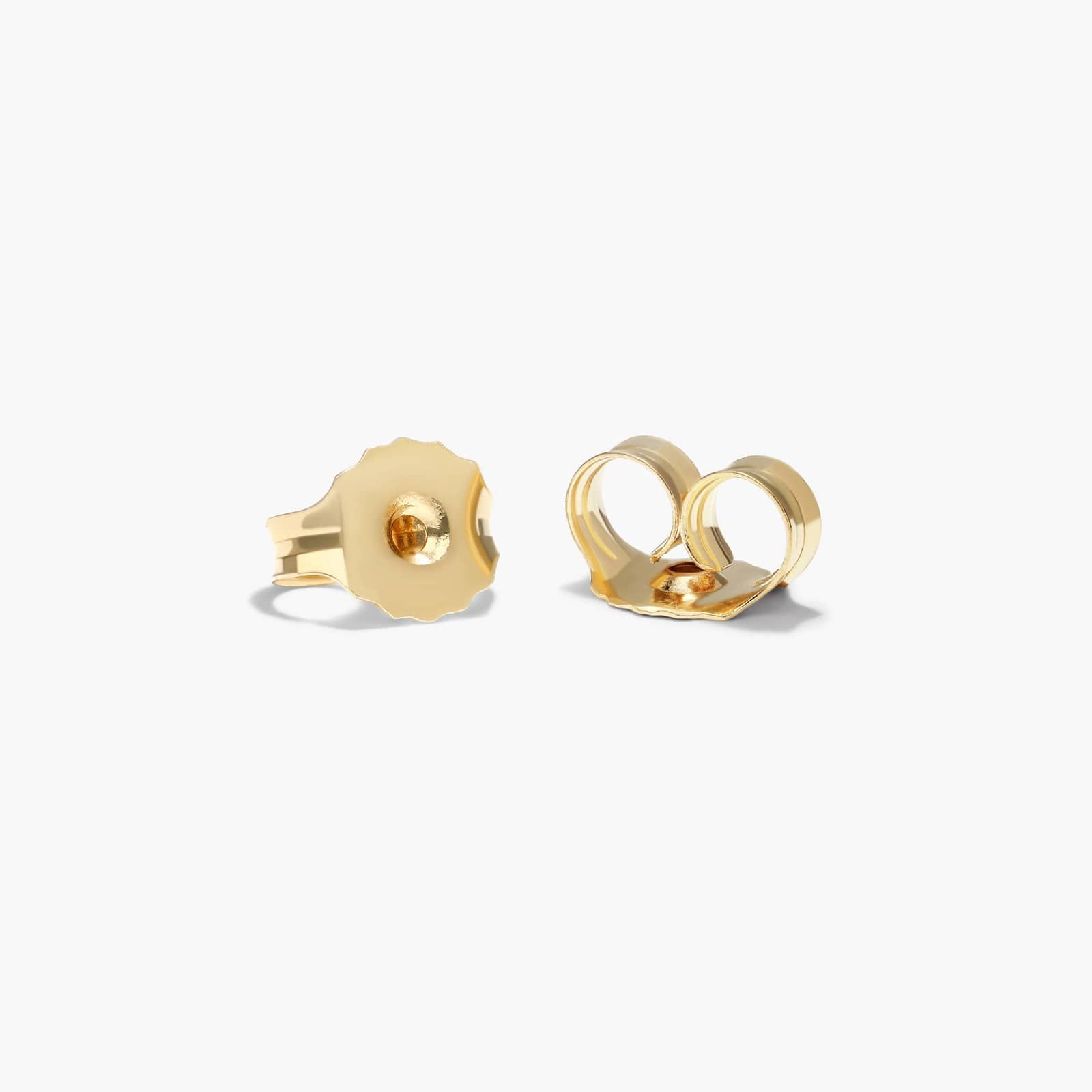 Front Twist Hoop Earrings With Lab-Grown Diamonds In 14K Yellow Gold By James Allen
