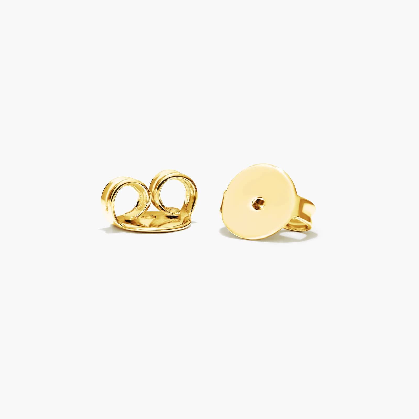 Spritz Princess Cut Lab-Grown Diamond Earrings In 14K Yellow Gold By James Allen