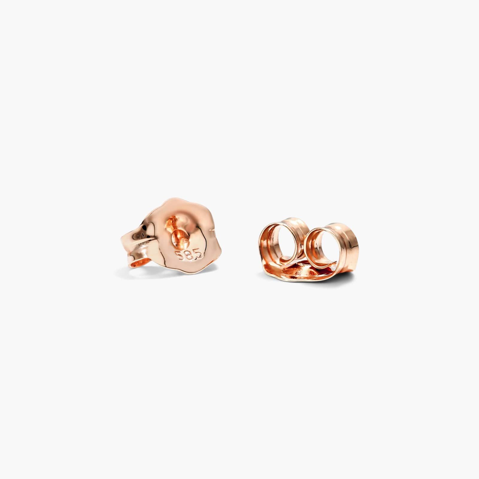 Petite Butterfly Diamond Earrings In 14K Rose Gold By James Allen
