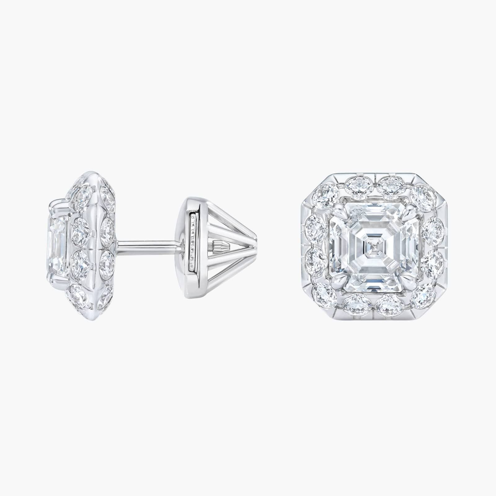 SIX BY ROYAL ASSCHER, Royal Asscher Cut Earrings
