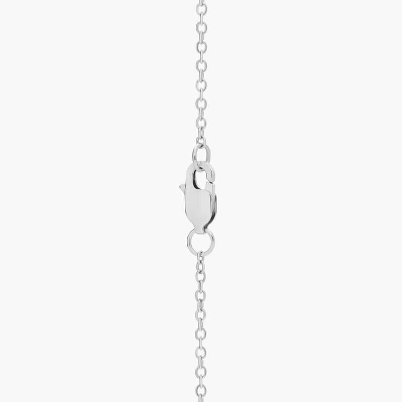 Opal Rope Pendant in Sterling Silver (7mm)