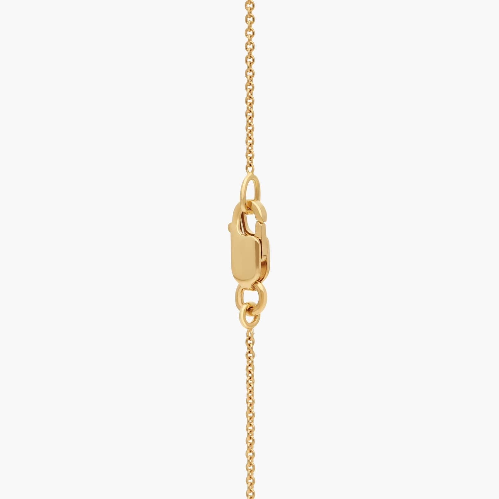 Petite Diamond Floral Pendant in 14k Yellow Gold (1/6 ct. tw.)
