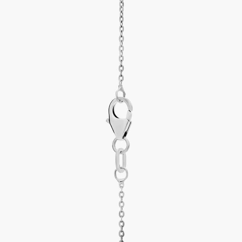 16" Cable Chain in 14k White Gold (1.15mm)