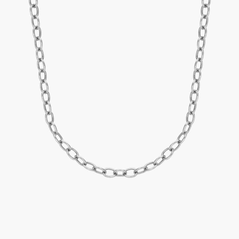 18" Cable Chain in Sterling Silver (1.35mm)