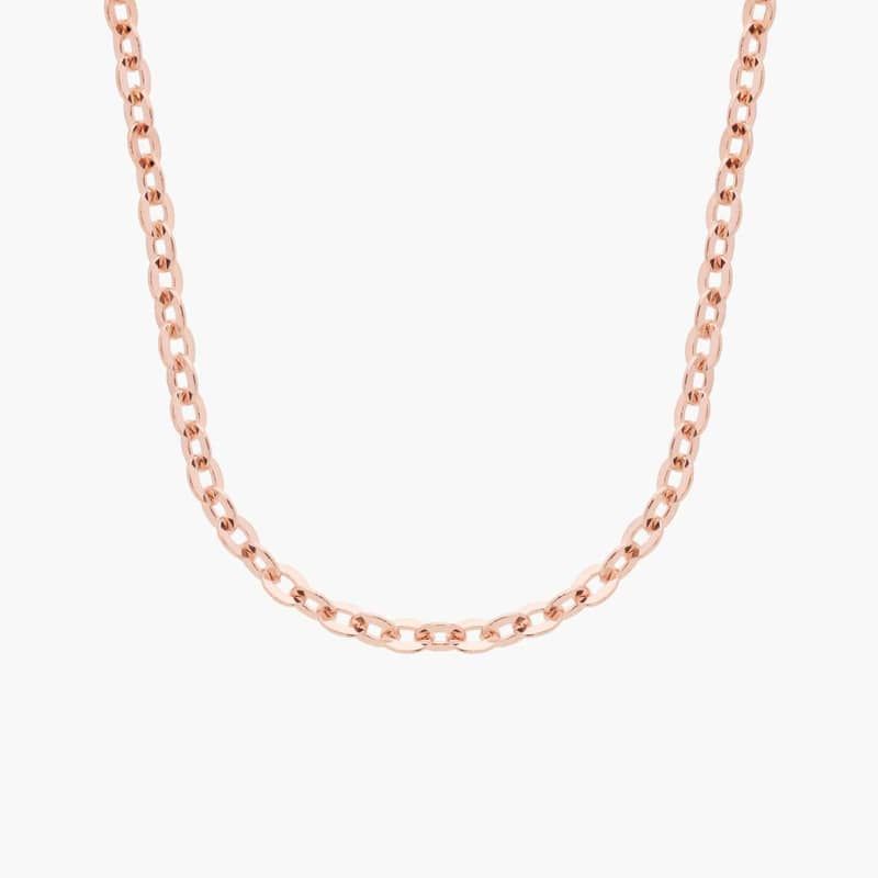 20" Cable Chain in 14k Rose Gold (1.15mm)