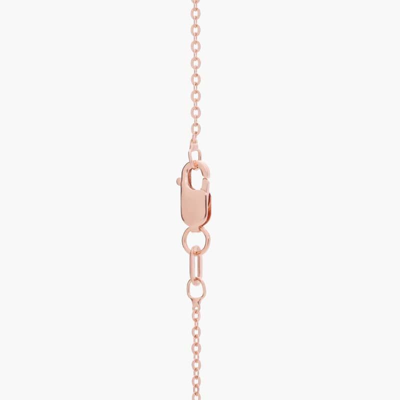 20" Cable Chain in 14k Rose Gold (1.15mm)