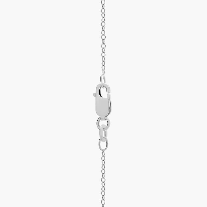 20" Cable Chain in 14k White Gold (1.15mm)