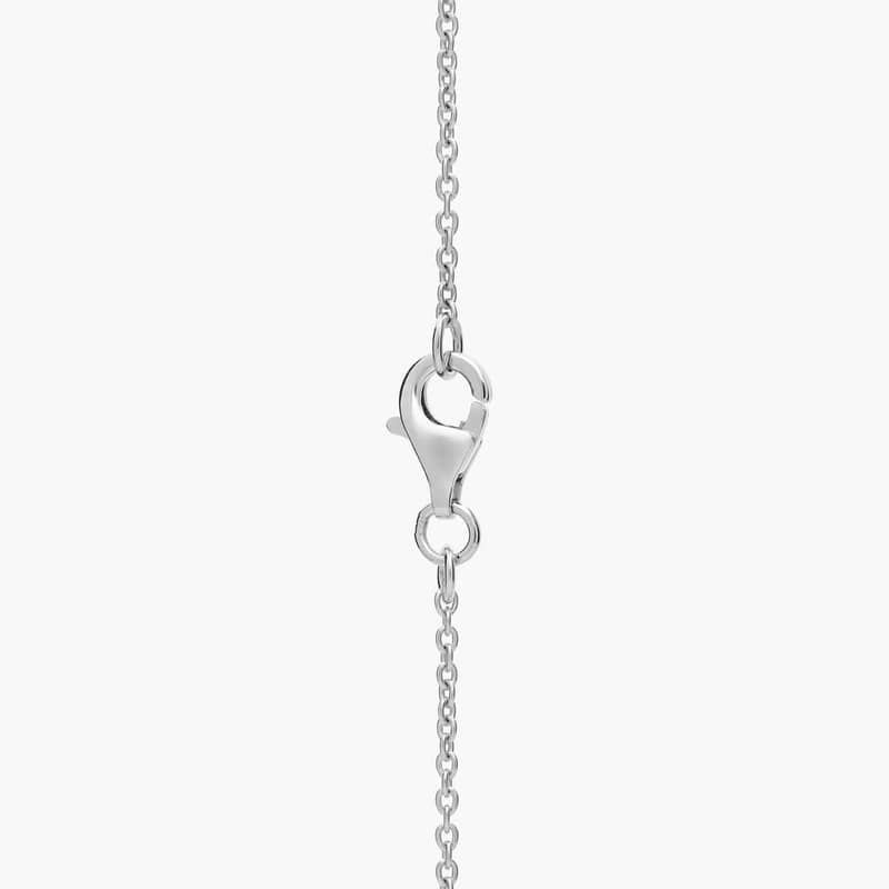 30" Long Bar Pendant in Sterling Silver (1 mm)