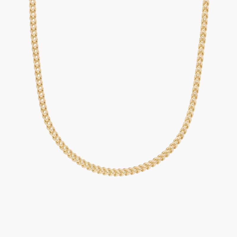 20" Franco Chain in 14k Yellow Gold (1.3 mm)