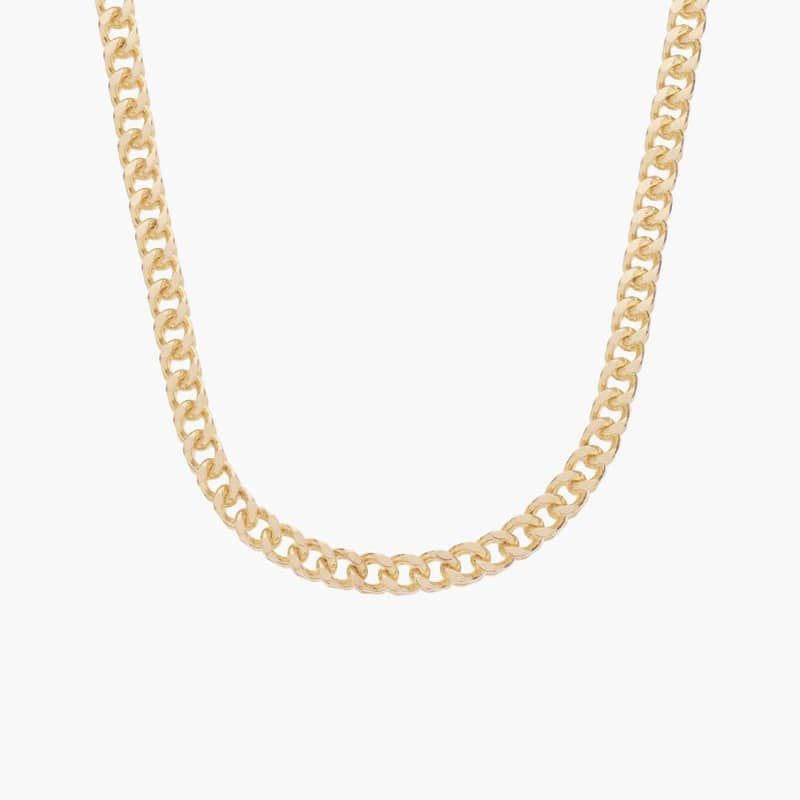 18" Franco Chain in 14k Yellow Gold (2.5 mm)