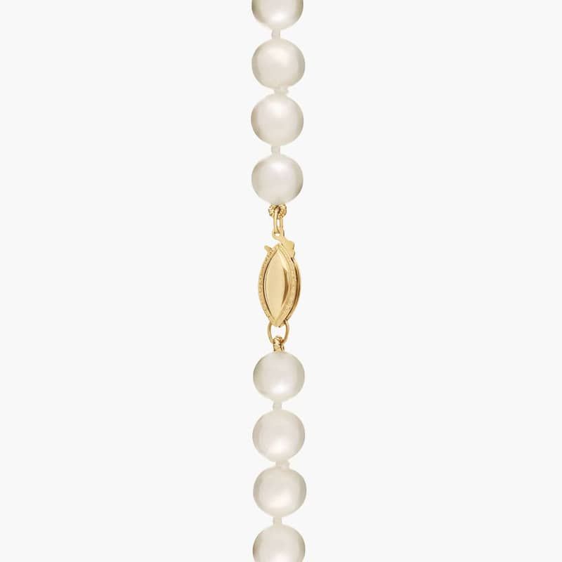 20" Freshwater Cultured Pearl Strand Necklace in 14k Yellow Gold (7.0-7.5mm)