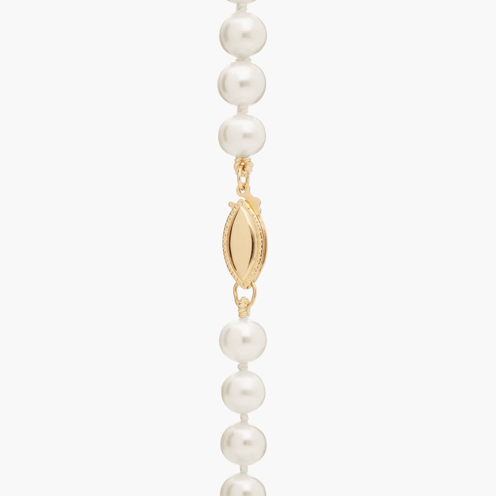 24" Freshwater Cultured Pearl Strand with 14k Yellow Gold (6-6.5mm)