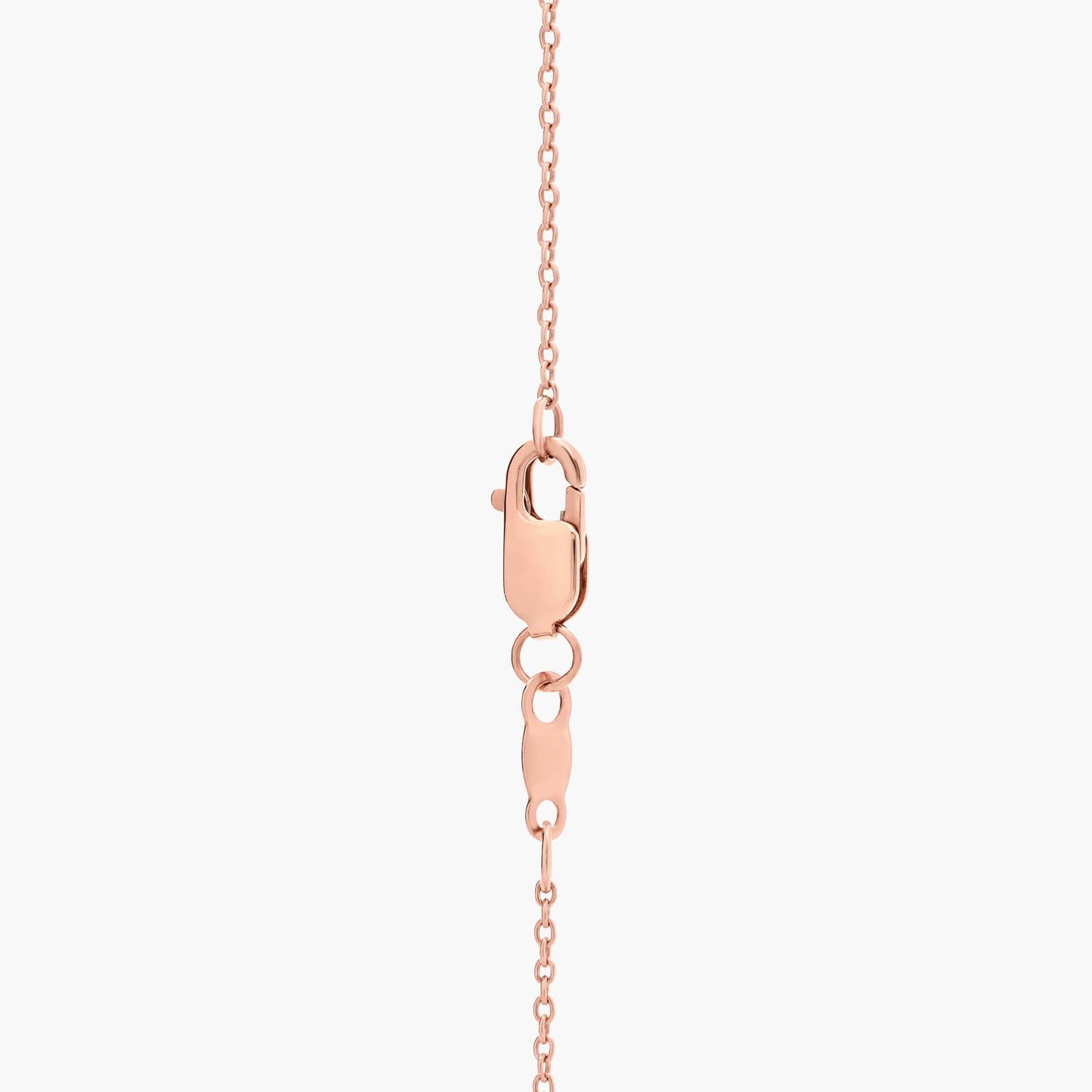 Diamond Pear Six Edge Halo Pendant in 14K Rose Gold (2/5 Ct. Tw.)