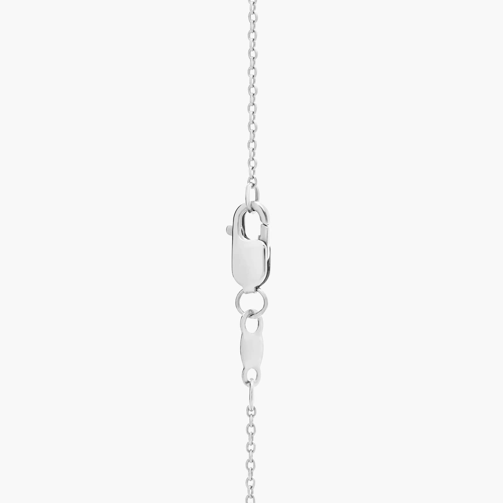 Diamond Pear Six Edge Halo Pendant in 14K White Gold (2/5 Ct. Tw.)