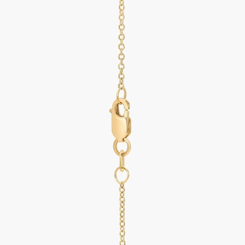 Pavé Diamond Taurus Zodiac Pendant in 14K Yellow Gold