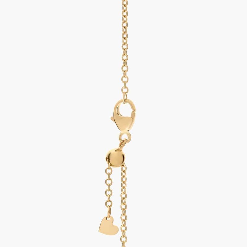 X Lab Grown Diamond Fashion Pendant in 14K Yellow and Black Gold