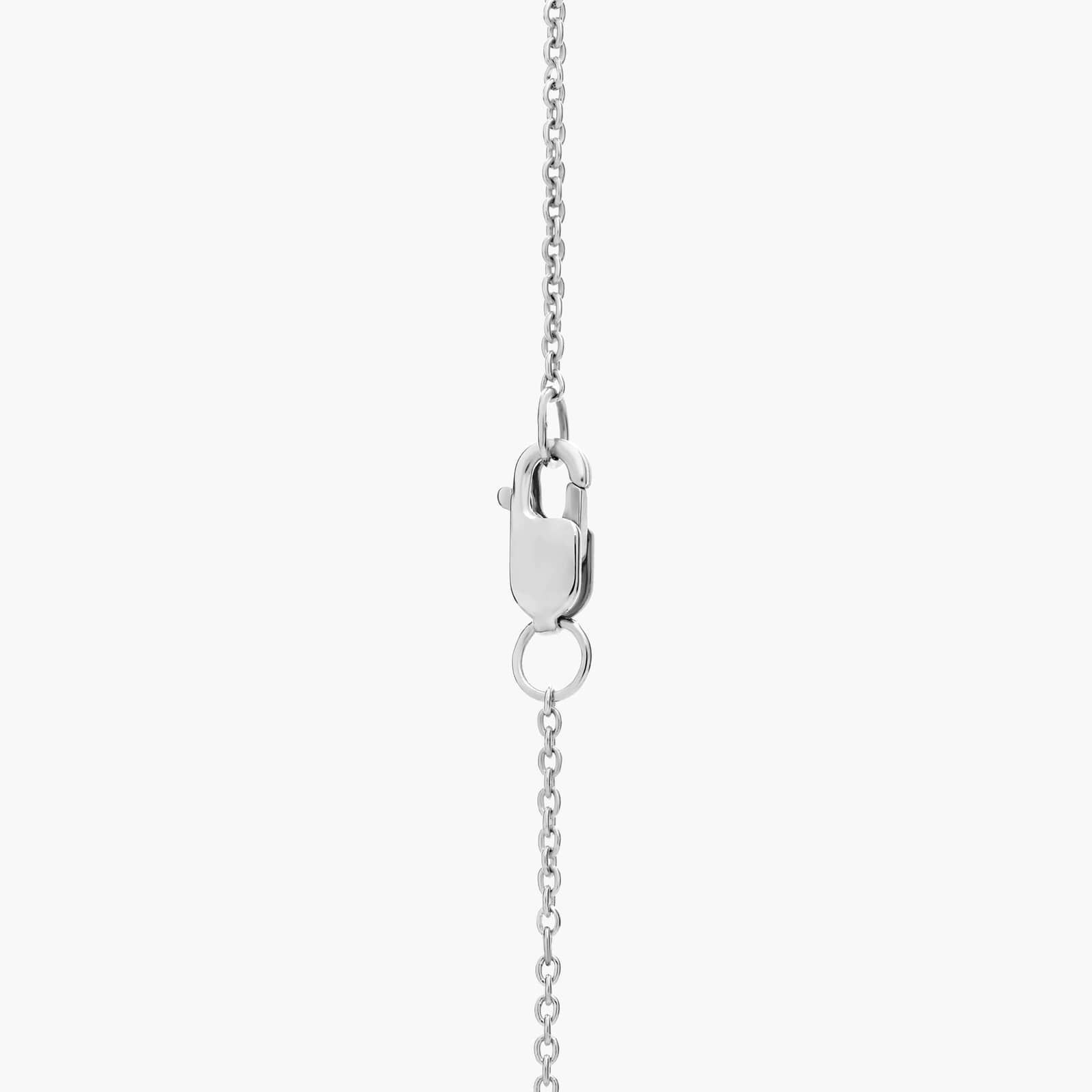 Diamond Station Pendant in 14k White Gold (3 Ct. Tw.)
