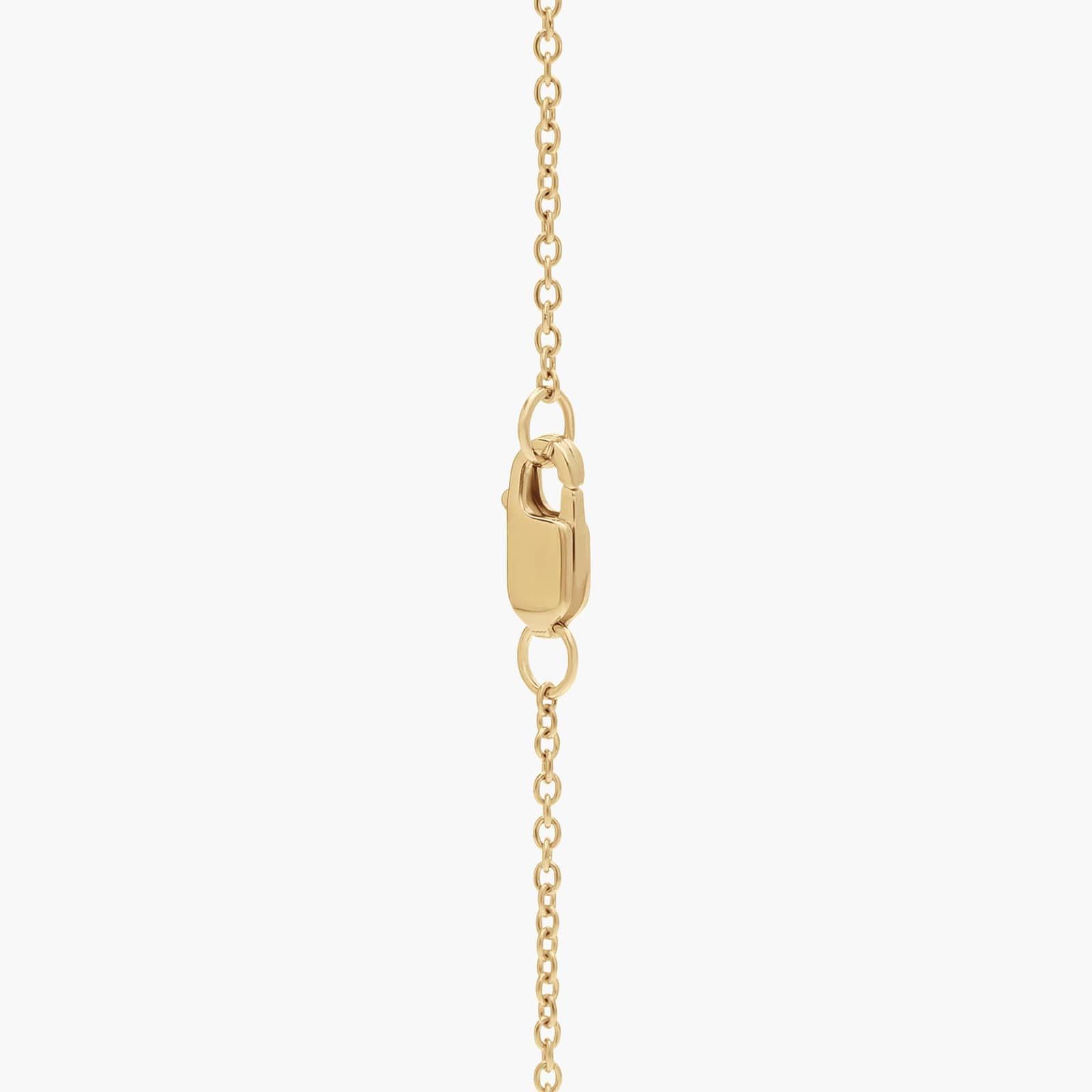 Diamond Drop Necklace with 1.5 CTW Lab-Grown Diamonds in 14K Yellow Gold