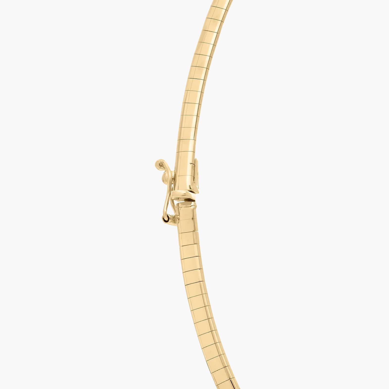 Omega Chain Necklace in 14K Yellow Gold