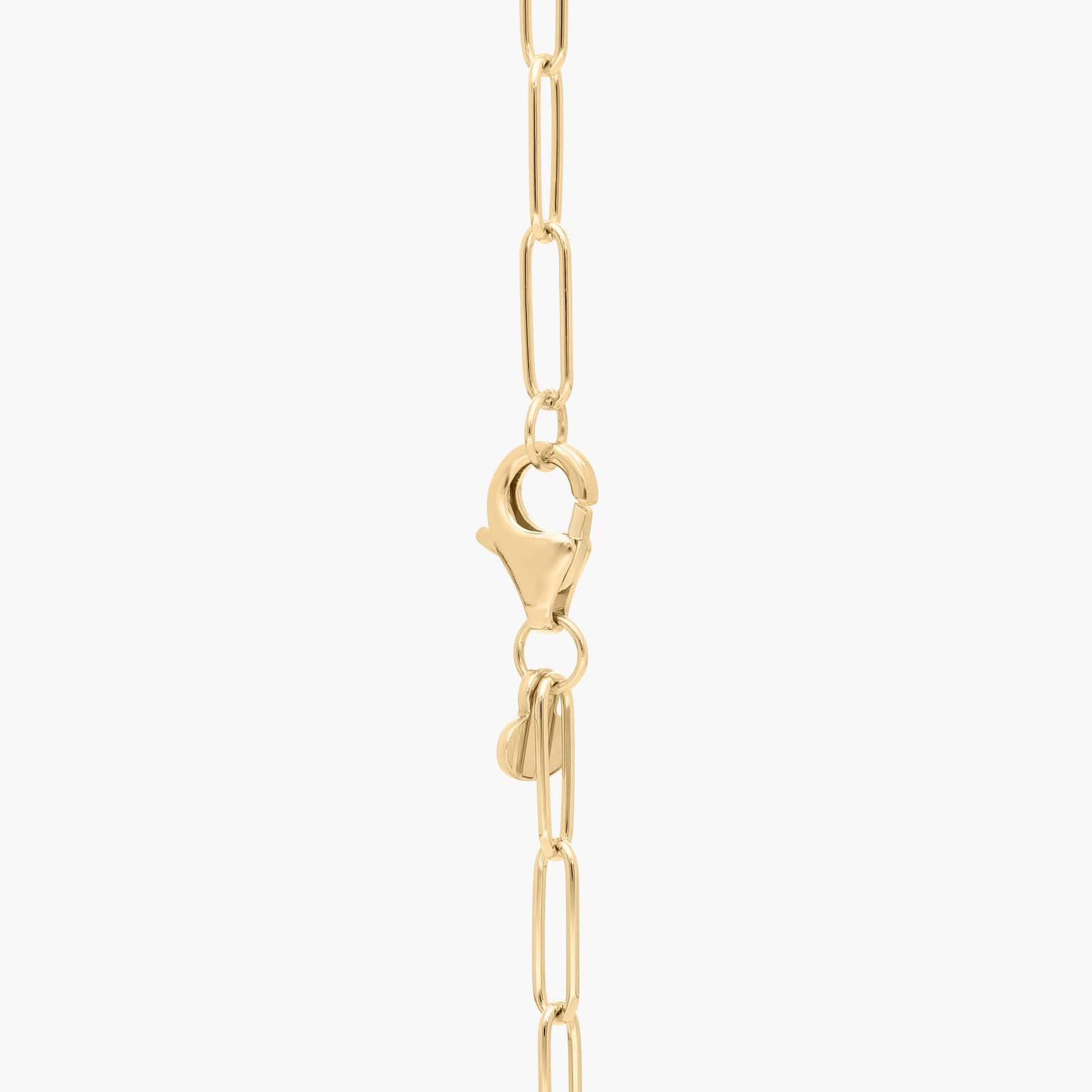 Paperclip Necklace in 14K Yellow Gold