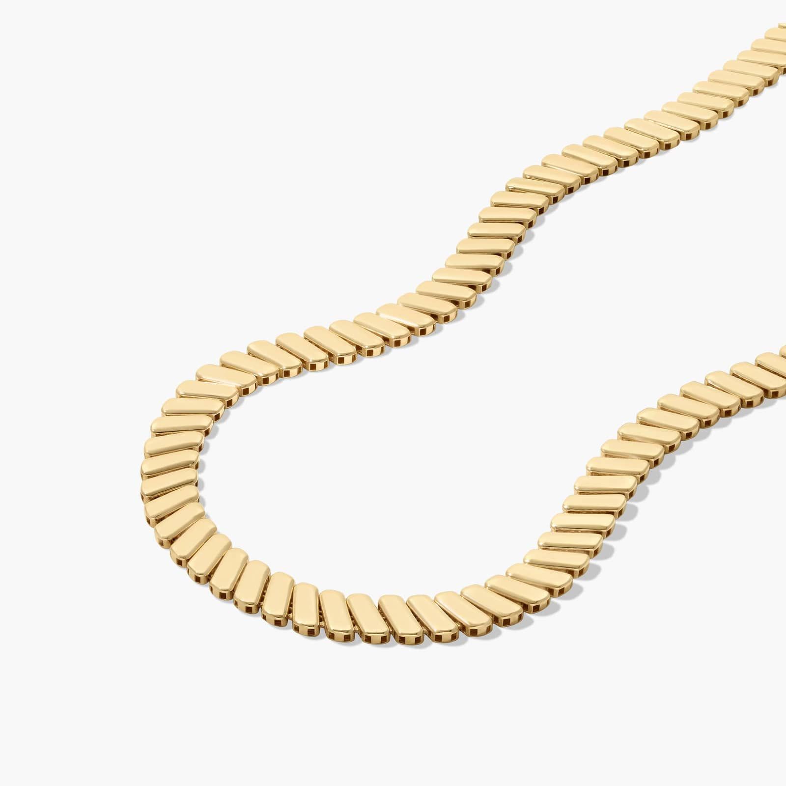 14K Yellow Gold Golden Hour Box Chain Necklace