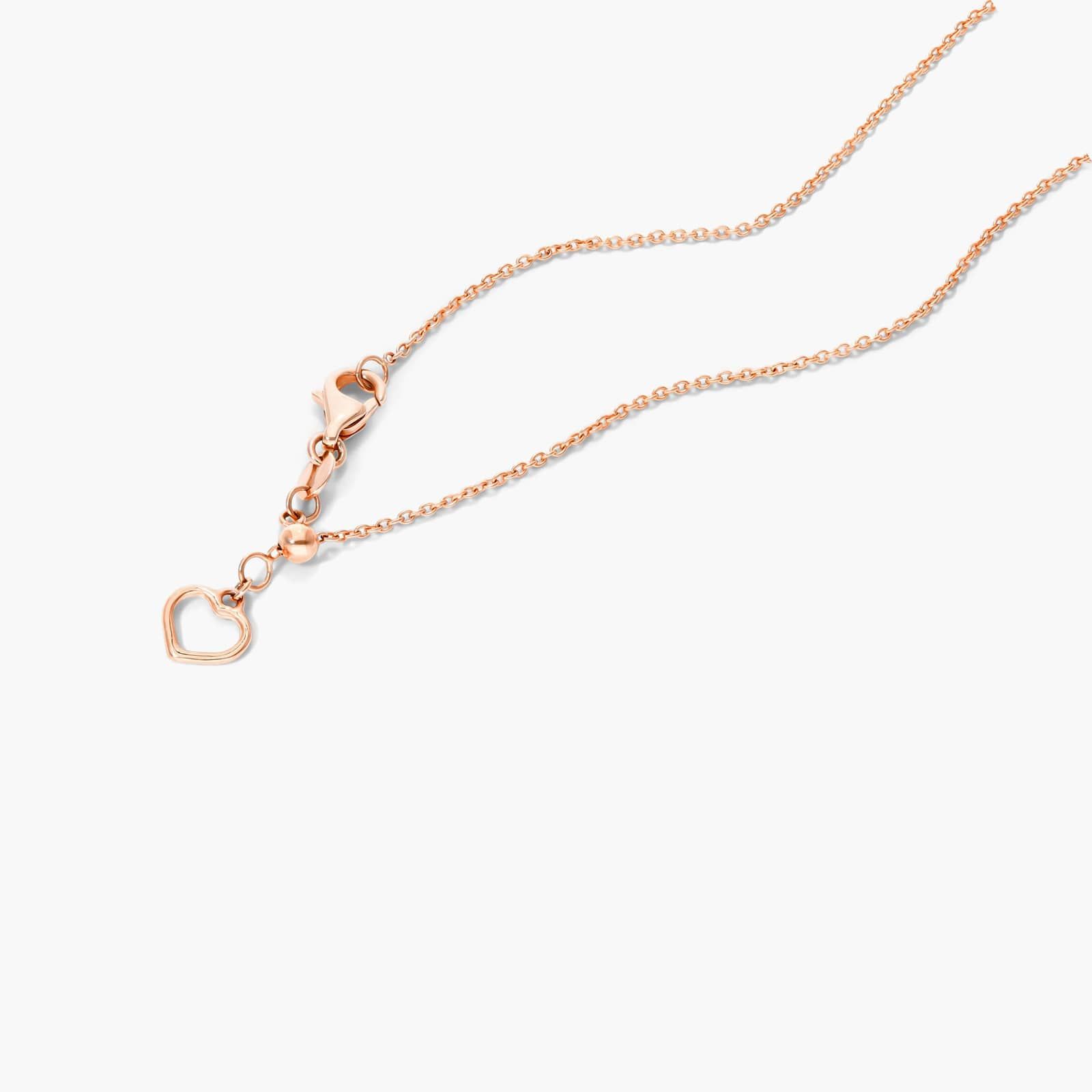 Infinity Pavé Necklace In 14K Rose Gold By James Allen