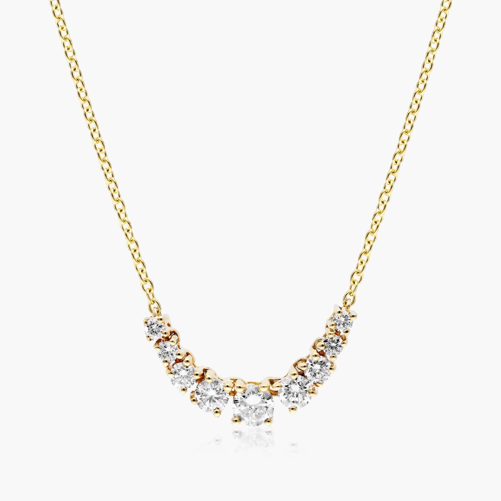 Graduated Diamond Necklace In 14K Yellow Gold By James Allen